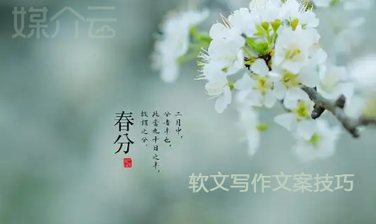 春分時(shí)節(jié)的軟文寫作文案技巧